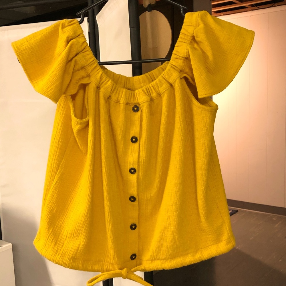 Off the shoulder Madewell top